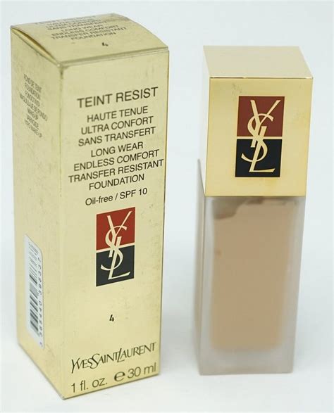 ysl teint resist foundation review|YSL foundation shade guide.